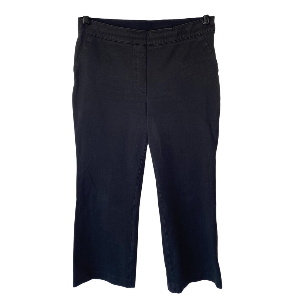 SPANX Black On the Go Kick Flare Pants Size Large Streetwear Dark Academia